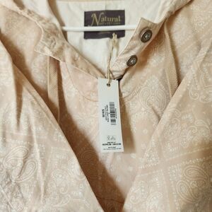 NWT Natural Reflections Paisley Hoodie